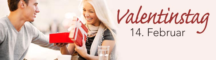 Nicht vergessen: Am 14. 2. ist Valentinstag &ndash; Wir haben die passenden Präsente