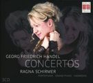 Georg Friedrich Händel (1685-1759): Konzerte für Hammerklavier/Flügel/Hammond-Orgel, 3 CDs