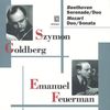 Mozart / Beethoven / Go: Violin Sonata 17 In C Major /, CD
