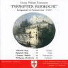 Georg Philipp Telemann (1681-1767): Melodische Scherze für Violine, Viola & Bc 