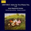 Anton Arensky (1861-1906): Suiten Nr.1-5 f.2 Klaviere, CD