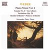 Carl Maria von Weber (1786-1826): Klavierwerke Vol.4, CD
