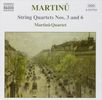 Bohuslav Martinu (1890-1959): Streichquartette Nr.3 & 6, CD