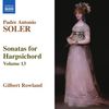 Padre Antonio Soler (1729-1783): Sämtliche Cembalosonaten Vol.13, CD