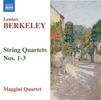 Lennox Berkeley (1903-1989): Streichquartette Nr.1-3, CD