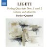 György Ligeti (1923-2006): Streichquartette Nr.1 & 2, CD