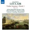 Jean Marie Leclair (1697-1764): Sonaten für Violine & Bc Heft 1 Nr.1-4, CD