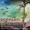 Ernst von Dohnanyi (1877-1960): Variationen über ein Kinderlied f. Klavier & Orchester op.25, CD