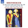 Joseph Rheinberger (1839-1901): Suite für Violine & Orgel op.166, CD