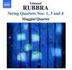 Edmund Rubbra (1901-1986): Streichquartette Nr. 1, 3,4, CD
