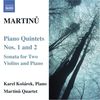 Bohuslav Martinu (1890-1959): Klavierquintette Nr.1 & 2, CD