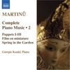 Bohuslav Martinu (1890-1959): Sämtliche Klavierwerke Vol.2, CD