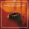 Georg Philipp Telemann (1681-1767): Sämtliche Violinkonzerte Vol.3, CD