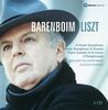 Franz Liszt (1811-1886): Daniel Barenboim dirigiert & spielt Liszt, 3 CDs