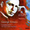 George Enescu (1881-1955): Sämtliche Werke für Violine & Klavier, 2 CDs