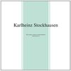 Karlheinz Stockhausen (1928-2007): Beton-Studie, LP