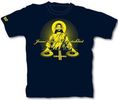 Rock On Wall: Jesus (Blau,Größe M), T-Shirt