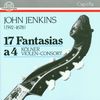 John Jenkins (1592-1678): 17 Fantasias a 4, CD