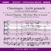 Chorsingen leicht gemacht:Mozart,Krönungsmesse (Alt), CD