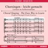 Chorsingen leicht gemacht:Faure,Requiem (Sopran), CD