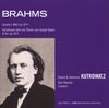 Johannes Brahms (1833-1897): Sonate f.2 Klaviere op.34, CD