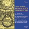 Georg Muffat (1653-1704): Apparatus musico-organisticus, 2 CDs