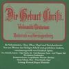 Heinrich von Herzogenberg (1843-1900): Die Geburt Christi op.90, CD