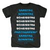 Funshirt; Sprüche: Scheißtag (Gr.L), T-Shirt