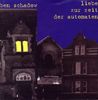 Ben Schadow: Liebe zur Zeit der Automaten, CD