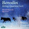 Alexander Borodin (1833-1887): Streichquartette Nr. 1 & 2, CD