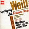 Kurt Weill (1900-1950): Symphonien Nr.1 & 2, 2 CDs