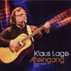 Klaus Lage: Alleingang: Solo-Tour Live 2010, CD