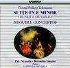 Georg Philipp Telemann (1681-1767): 3 Konzerte für 2 Flöten, CD