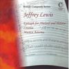  Jeffrey Lewis (geb. 1942): Musica Aeterna für Klavier, CD