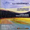 Ella Adaiewsky (Elisabeth von Schultz) (1846-1926): 24 Preludes für Stimme & Klavier, CD