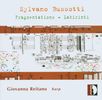 Sylvano Bussotti (geb. 1931): Kammermusik für Harfe solo, CD