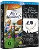 Nightmare Before Christmas + Alice im Wunderland (Blu-ray), 3 Blu-ray Discs