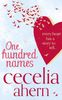 Cecelia Ahern: One Hundred Names, Buch