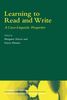 Learning to Read and Write: A Cross-Linguistic Perspective, Buch