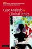 Case Analysis in Clinical Ethics, Buch