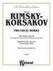 Two Vocal Works, Op. 52, 53: Russian, English Language Edition, Buch