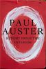 Paul Auster: Report from the Interior, Buch