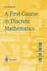 Ian Anderson: A First Course in Discrete Mathematics, Buch