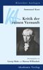 Immanuel Kant: Kritik der reinen Vernunft, Buch