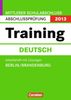 Ines Amelung: Abschlußprüfung Deutsch Training Brandenburg Mittlerer Schulabschluß 2012, Buch
