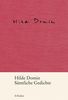 Hilde Domin: Sämtliche Gedichte, Buch