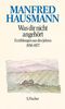 Manfred Hausmann: Was dir nicht angehört, Buch