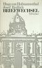 Helga Ebner-Fußgänger: Briefwechsel Hofmannsthal / Redlich, Buch