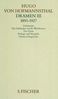 Hugo von Hofmannsthal: Dramen 3 (1893 - 1927), Buch