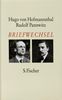 Hugo von Hofmannsthal: Briefwechsel Hofmannsthal / Pannwitz 1907 - 1926, Buch